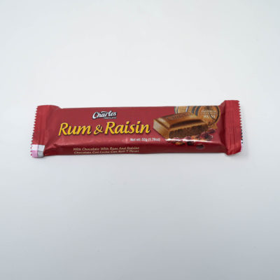 Charles Rum&raisin Choco 50g