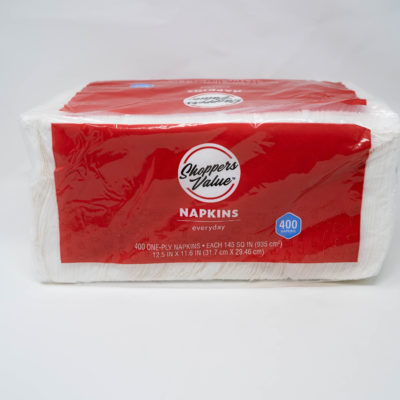 Shppvl 1ply Napkins 400ct