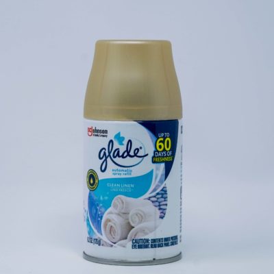 Glade Auto Spr Ref Cln Lin175g