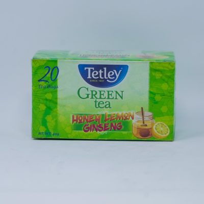 Tetley Honey Lmn Grn Tea 40g