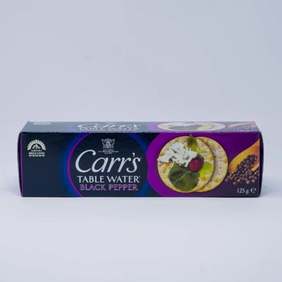 Carrs T/ Water B/Pepper 125g